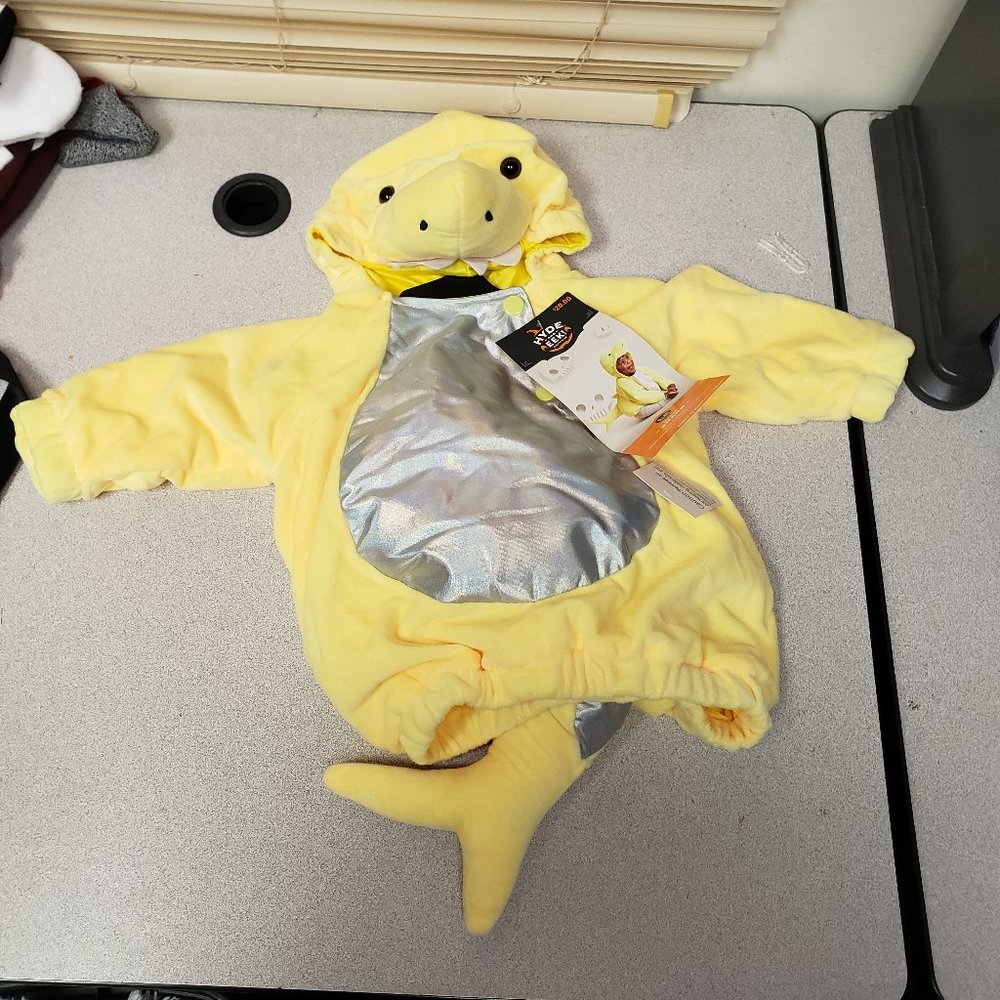 Baby Pullover Shark Halloween Costume - Picture 2 of 5